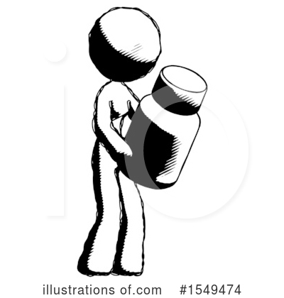 Royalty-Free (RF) Ink Design Mascot Clipart Illustration by Leo Blanchette - Stock Sample #1549474