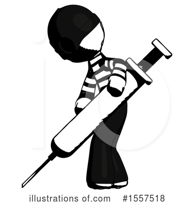 Royalty-Free (RF) Ink Design Mascot Clipart Illustration by Leo Blanchette - Stock Sample #1557518
