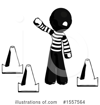 Royalty-Free (RF) Ink Design Mascot Clipart Illustration by Leo Blanchette - Stock Sample #1557564