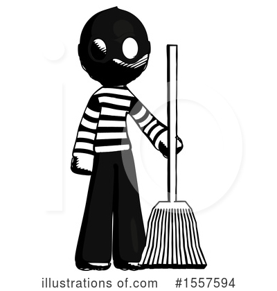 Royalty-Free (RF) Ink Design Mascot Clipart Illustration by Leo Blanchette - Stock Sample #1557594