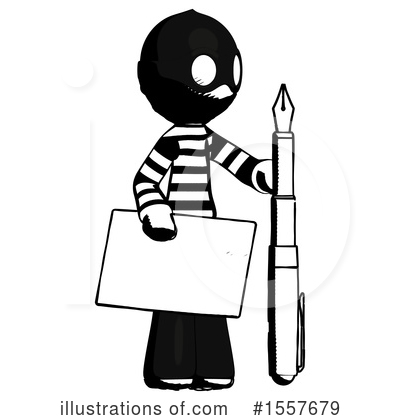 Royalty-Free (RF) Ink Design Mascot Clipart Illustration by Leo Blanchette - Stock Sample #1557679