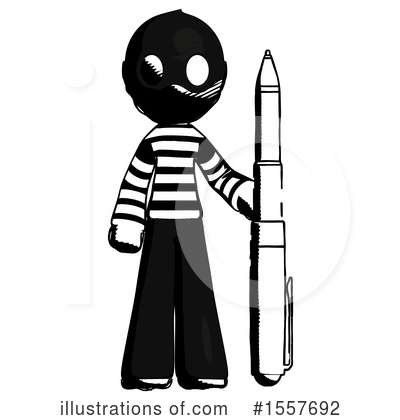 Royalty-Free (RF) Ink Design Mascot Clipart Illustration by Leo Blanchette - Stock Sample #1557692