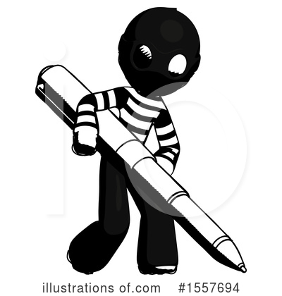 Royalty-Free (RF) Ink Design Mascot Clipart Illustration by Leo Blanchette - Stock Sample #1557694