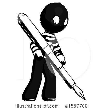 Royalty-Free (RF) Ink Design Mascot Clipart Illustration by Leo Blanchette - Stock Sample #1557700