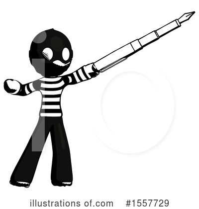 Royalty-Free (RF) Ink Design Mascot Clipart Illustration by Leo Blanchette - Stock Sample #1557729