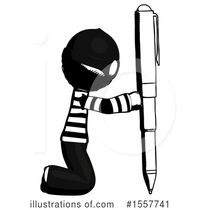Royalty-Free (RF) Ink Design Mascot Clipart Illustration by Leo Blanchette - Stock Sample #1557741