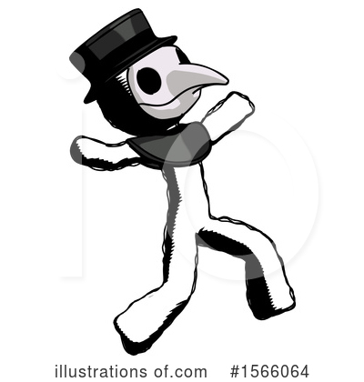 Royalty-Free (RF) Ink Design Mascot Clipart Illustration by Leo Blanchette - Stock Sample #1566064