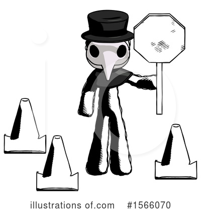 Royalty-Free (RF) Ink Design Mascot Clipart Illustration by Leo Blanchette - Stock Sample #1566070