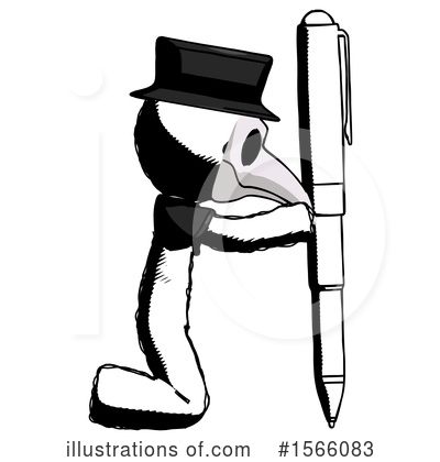 Royalty-Free (RF) Ink Design Mascot Clipart Illustration by Leo Blanchette - Stock Sample #1566083