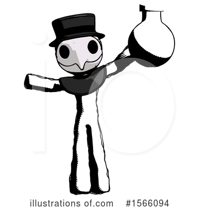 Royalty-Free (RF) Ink Design Mascot Clipart Illustration by Leo Blanchette - Stock Sample #1566094