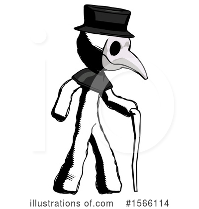 Royalty-Free (RF) Ink Design Mascot Clipart Illustration by Leo Blanchette - Stock Sample #1566114