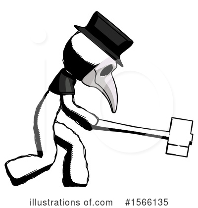 Royalty-Free (RF) Ink Design Mascot Clipart Illustration by Leo Blanchette - Stock Sample #1566135