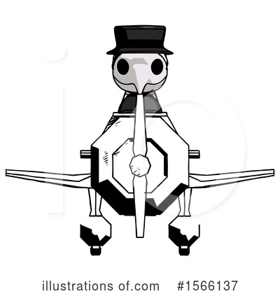 Royalty-Free (RF) Ink Design Mascot Clipart Illustration by Leo Blanchette - Stock Sample #1566137