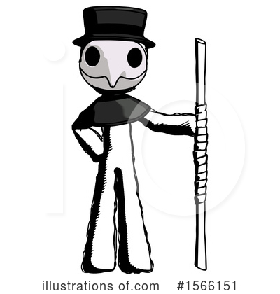 Royalty-Free (RF) Ink Design Mascot Clipart Illustration by Leo Blanchette - Stock Sample #1566151