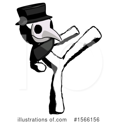 Royalty-Free (RF) Ink Design Mascot Clipart Illustration by Leo Blanchette - Stock Sample #1566156