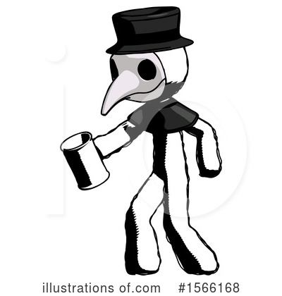 Royalty-Free (RF) Ink Design Mascot Clipart Illustration by Leo Blanchette - Stock Sample #1566168