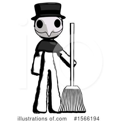 Royalty-Free (RF) Ink Design Mascot Clipart Illustration by Leo Blanchette - Stock Sample #1566194
