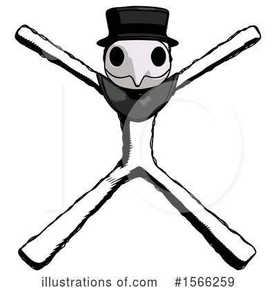 Royalty-Free (RF) Ink Design Mascot Clipart Illustration by Leo Blanchette - Stock Sample #1566259