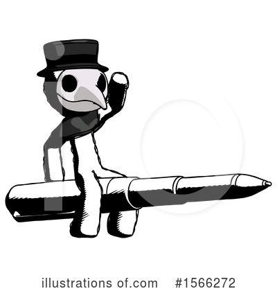 Royalty-Free (RF) Ink Design Mascot Clipart Illustration by Leo Blanchette - Stock Sample #1566272