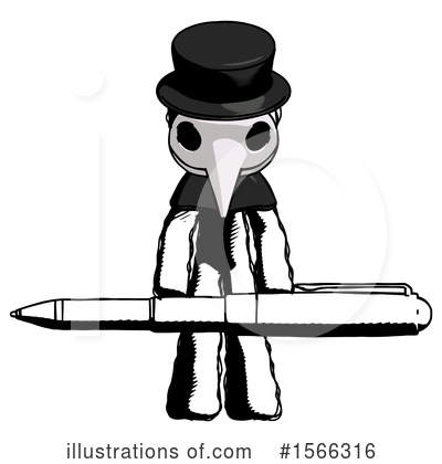 Royalty-Free (RF) Ink Design Mascot Clipart Illustration by Leo Blanchette - Stock Sample #1566316