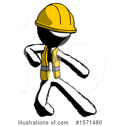 Royalty-Free (RF) Ink Design Mascot Clipart Illustration by Leo Blanchette - Stock Sample #1571480
