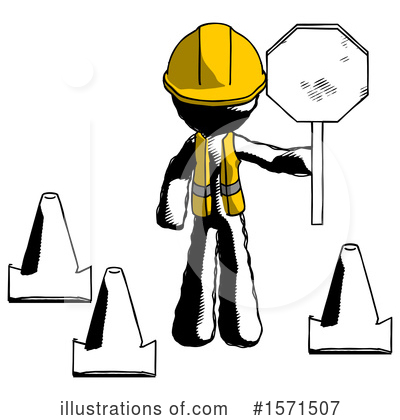 Royalty-Free (RF) Ink Design Mascot Clipart Illustration by Leo Blanchette - Stock Sample #1571507