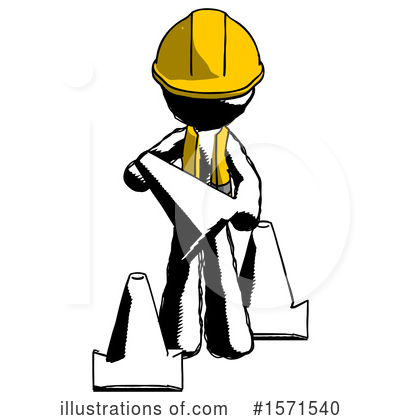 Royalty-Free (RF) Ink Design Mascot Clipart Illustration by Leo Blanchette - Stock Sample #1571540