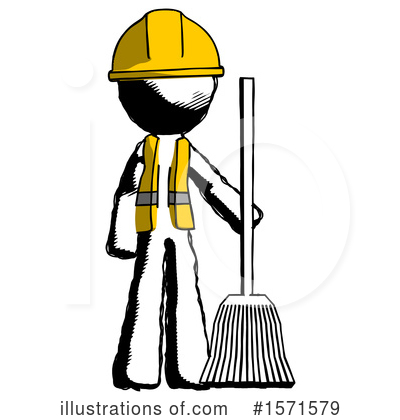 Royalty-Free (RF) Ink Design Mascot Clipart Illustration by Leo Blanchette - Stock Sample #1571579