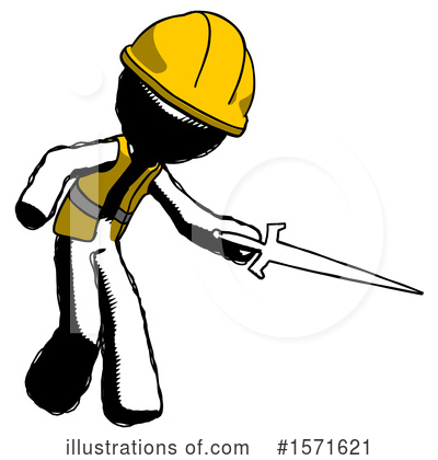 Royalty-Free (RF) Ink Design Mascot Clipart Illustration by Leo Blanchette - Stock Sample #1571621