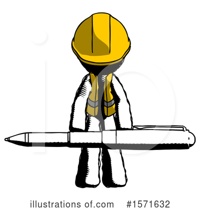 Royalty-Free (RF) Ink Design Mascot Clipart Illustration by Leo Blanchette - Stock Sample #1571632