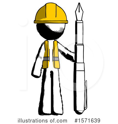 Royalty-Free (RF) Ink Design Mascot Clipart Illustration by Leo Blanchette - Stock Sample #1571639