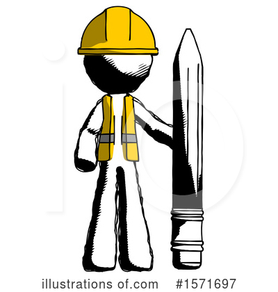Royalty-Free (RF) Ink Design Mascot Clipart Illustration by Leo Blanchette - Stock Sample #1571697