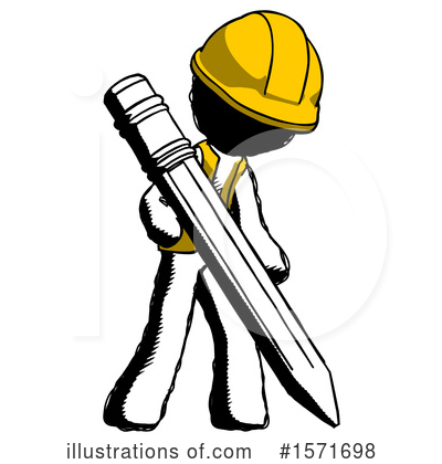 Royalty-Free (RF) Ink Design Mascot Clipart Illustration by Leo Blanchette - Stock Sample #1571698