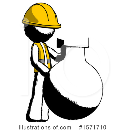 Royalty-Free (RF) Ink Design Mascot Clipart Illustration by Leo Blanchette - Stock Sample #1571710