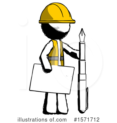 Royalty-Free (RF) Ink Design Mascot Clipart Illustration by Leo Blanchette - Stock Sample #1571712