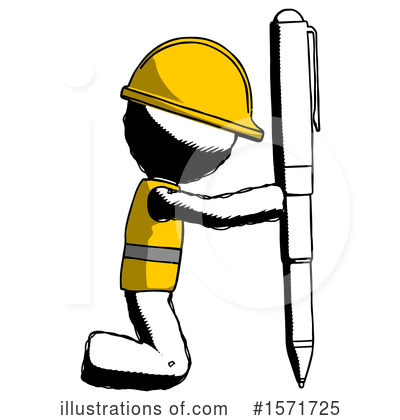 Royalty-Free (RF) Ink Design Mascot Clipart Illustration by Leo Blanchette - Stock Sample #1571725