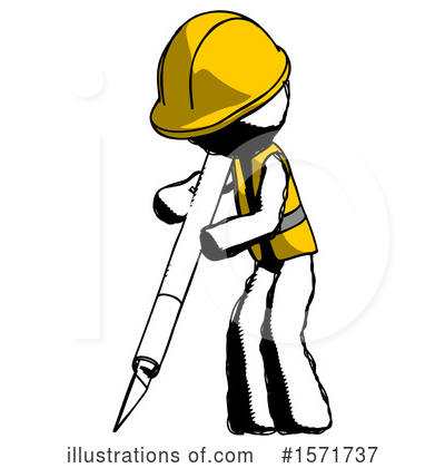 Royalty-Free (RF) Ink Design Mascot Clipart Illustration by Leo Blanchette - Stock Sample #1571737