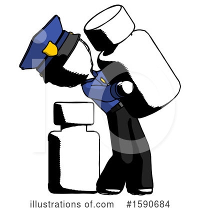 Royalty-Free (RF) Ink Design Mascot Clipart Illustration by Leo Blanchette - Stock Sample #1590684