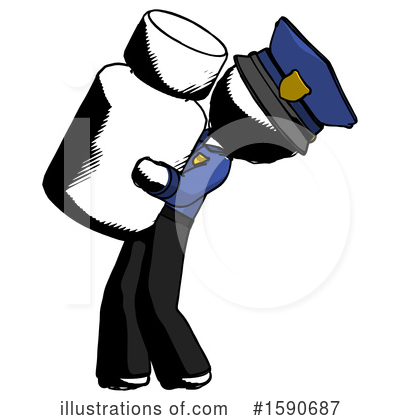 Royalty-Free (RF) Ink Design Mascot Clipart Illustration by Leo Blanchette - Stock Sample #1590687