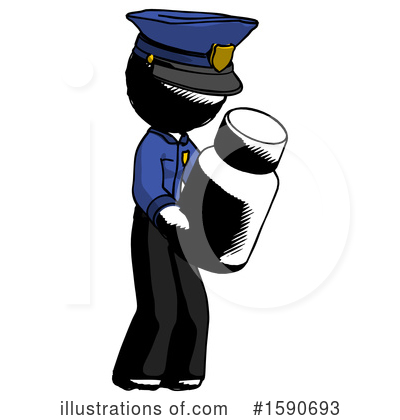 Royalty-Free (RF) Ink Design Mascot Clipart Illustration by Leo Blanchette - Stock Sample #1590693