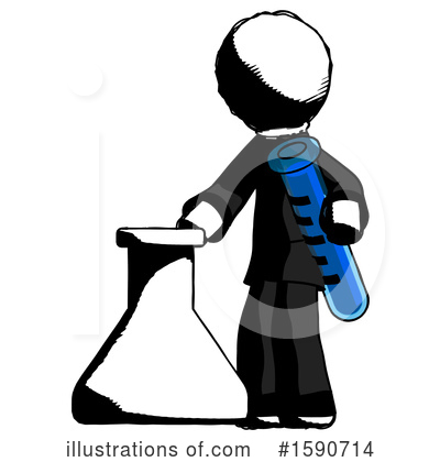 Royalty-Free (RF) Ink Design Mascot Clipart Illustration by Leo Blanchette - Stock Sample #1590714