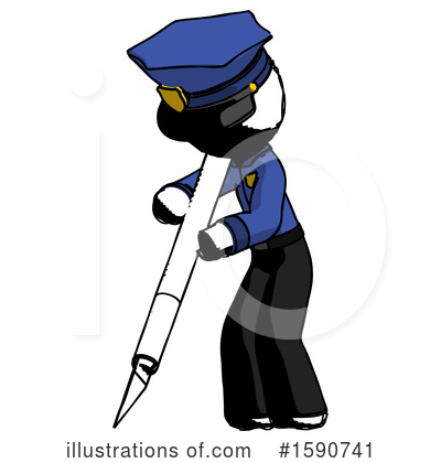 Royalty-Free (RF) Ink Design Mascot Clipart Illustration by Leo Blanchette - Stock Sample #1590741