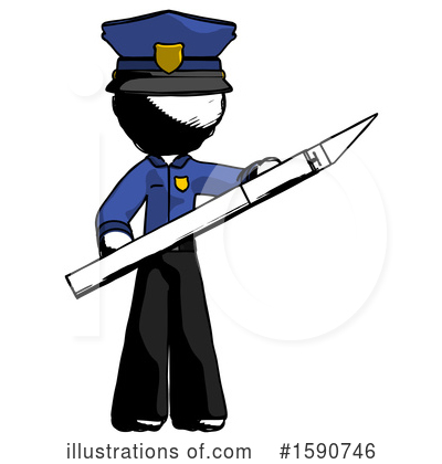 Royalty-Free (RF) Ink Design Mascot Clipart Illustration by Leo Blanchette - Stock Sample #1590746