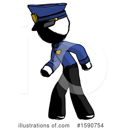 Royalty-Free (RF) Ink Design Mascot Clipart Illustration by Leo Blanchette - Stock Sample #1590754