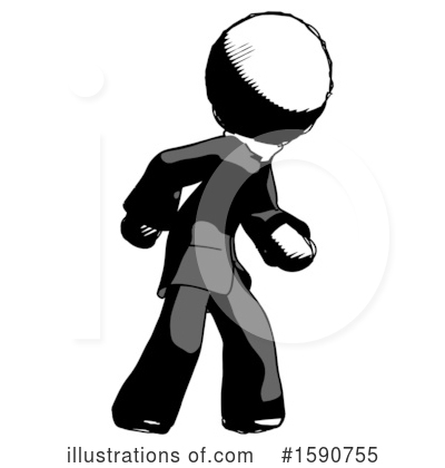 Royalty-Free (RF) Ink Design Mascot Clipart Illustration by Leo Blanchette - Stock Sample #1590755