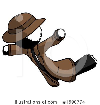 Royalty-Free (RF) Ink Design Mascot Clipart Illustration by Leo Blanchette - Stock Sample #1590774