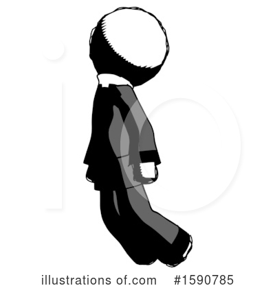 Royalty-Free (RF) Ink Design Mascot Clipart Illustration by Leo Blanchette - Stock Sample #1590785