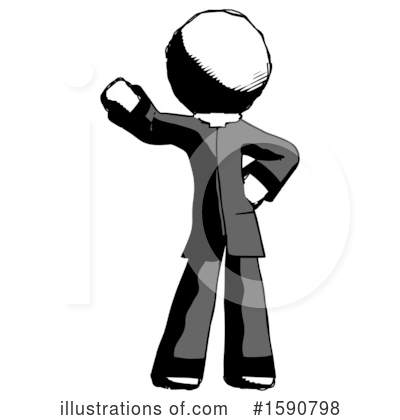 Royalty-Free (RF) Ink Design Mascot Clipart Illustration by Leo Blanchette - Stock Sample #1590798