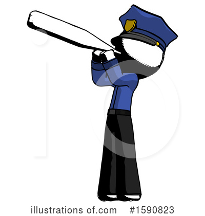 Royalty-Free (RF) Ink Design Mascot Clipart Illustration by Leo Blanchette - Stock Sample #1590823
