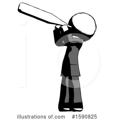 Royalty-Free (RF) Ink Design Mascot Clipart Illustration by Leo Blanchette - Stock Sample #1590825